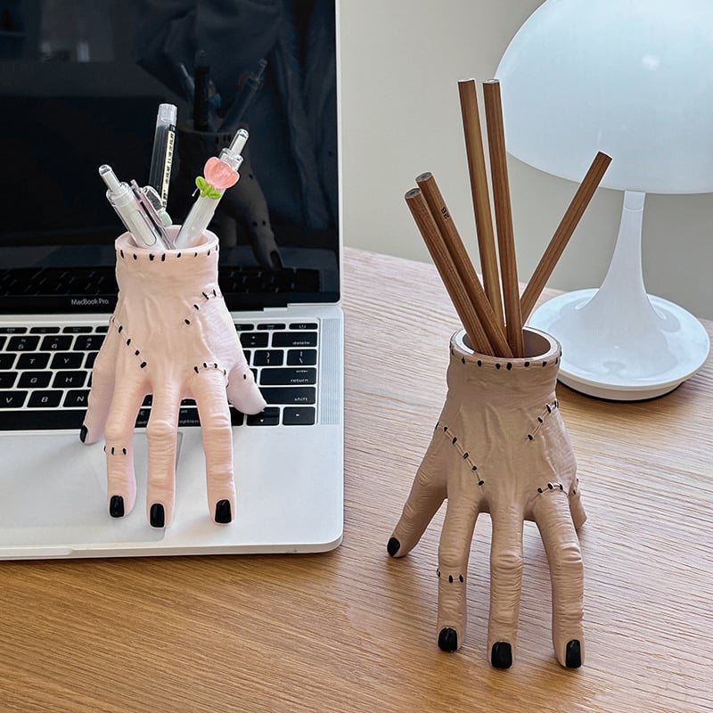 💥Second piece half price🎁Spooky Season Must-Have! Frankenstein Hand Pen Holder & Succulent Planter🖋️🌿