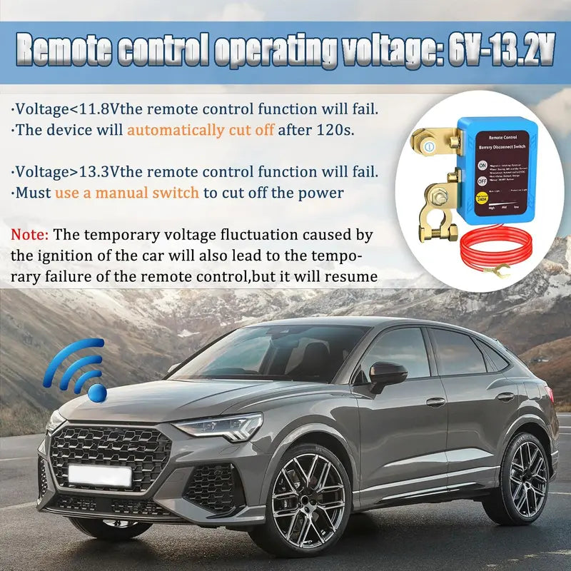 Remote Battery Disconnect Switch 12v，240A
