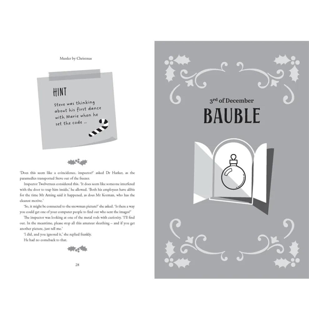 🎁Murder by Christmas: 25 Puzzles to Solve the Crime