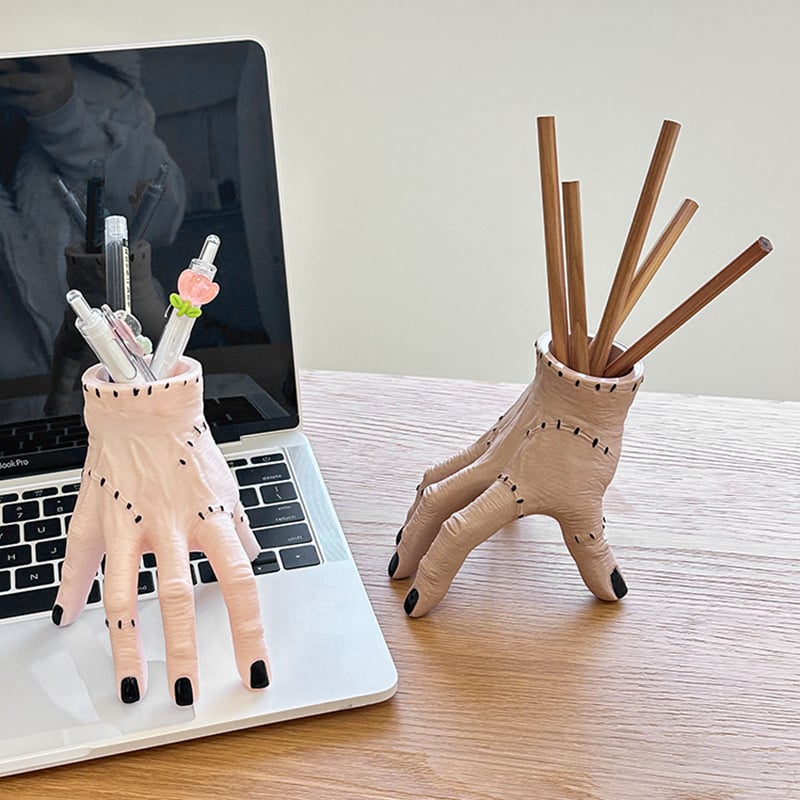 💥Second piece half price🎁Spooky Season Must-Have! Frankenstein Hand Pen Holder & Succulent Planter🖋️🌿