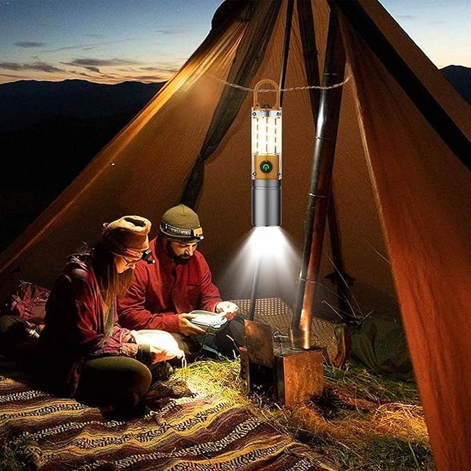 🔦100,000 High-Lumen Rechargeable LED Flashlight - Waterproof + 6 Modes