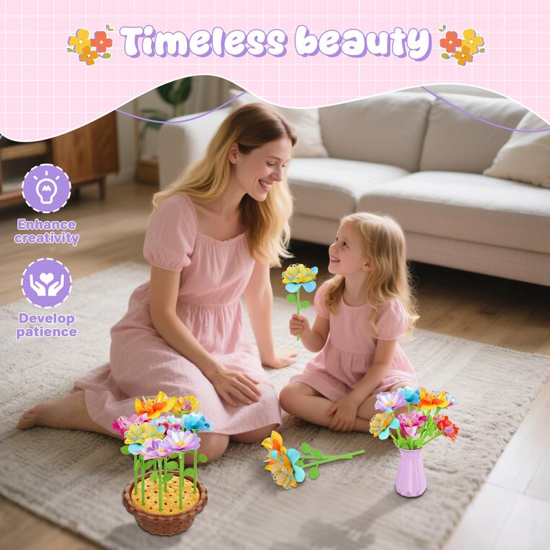 🔥Fabric Flower Bouquet Craft Kit – DIY Arts & Crafts for Kids Ages 4-16, Creative Toy Gift