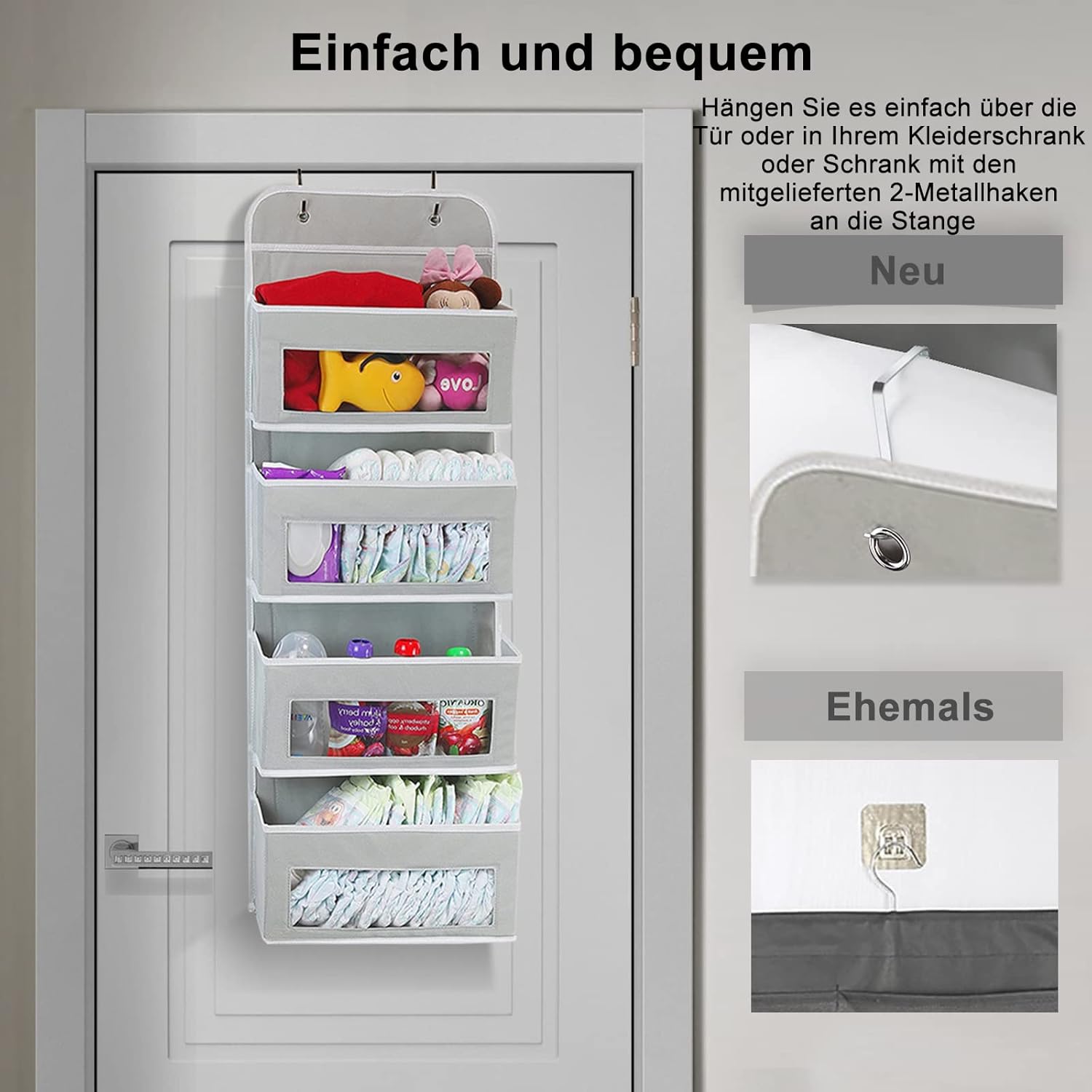🏠Foldable Rear Door Storage Pocket