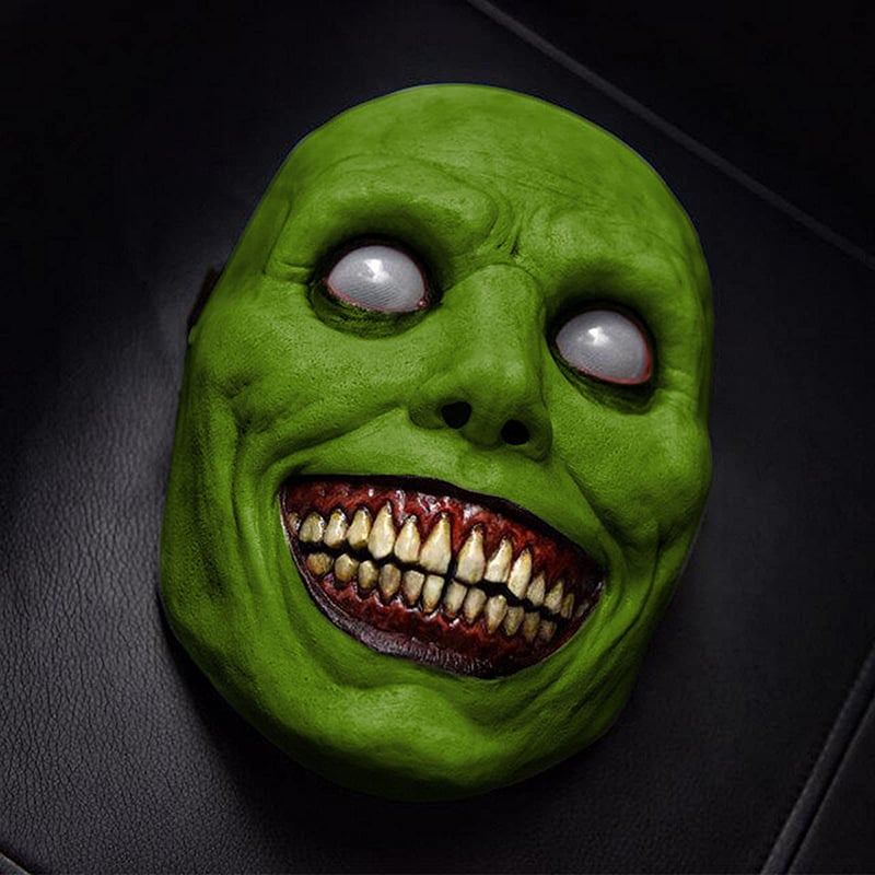 🧟‍♂️Zombie Mask Set - Clown & Demon Dual Design Halloween Mask with Fangs 😈🤡