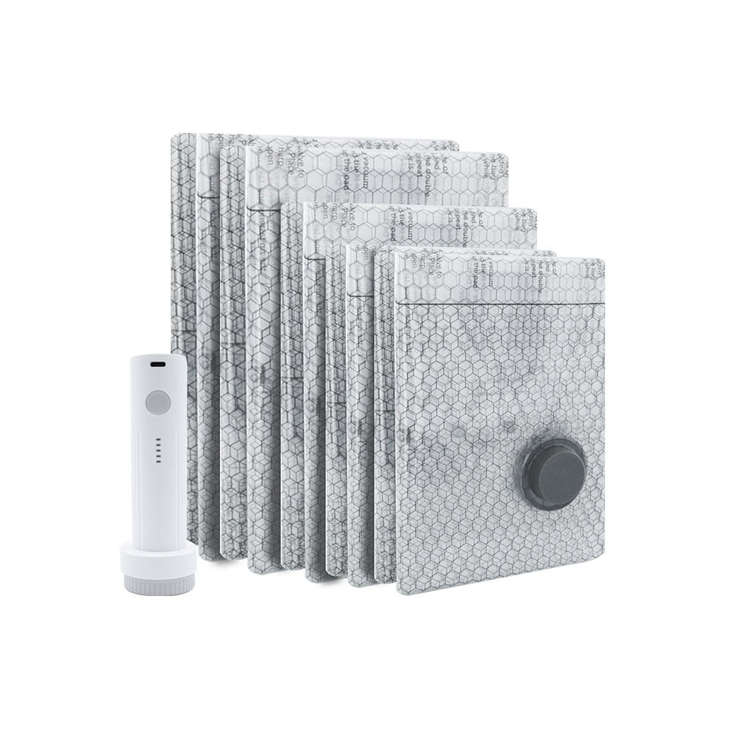 🔥 Cordless Travel Vacuum Bag Set
