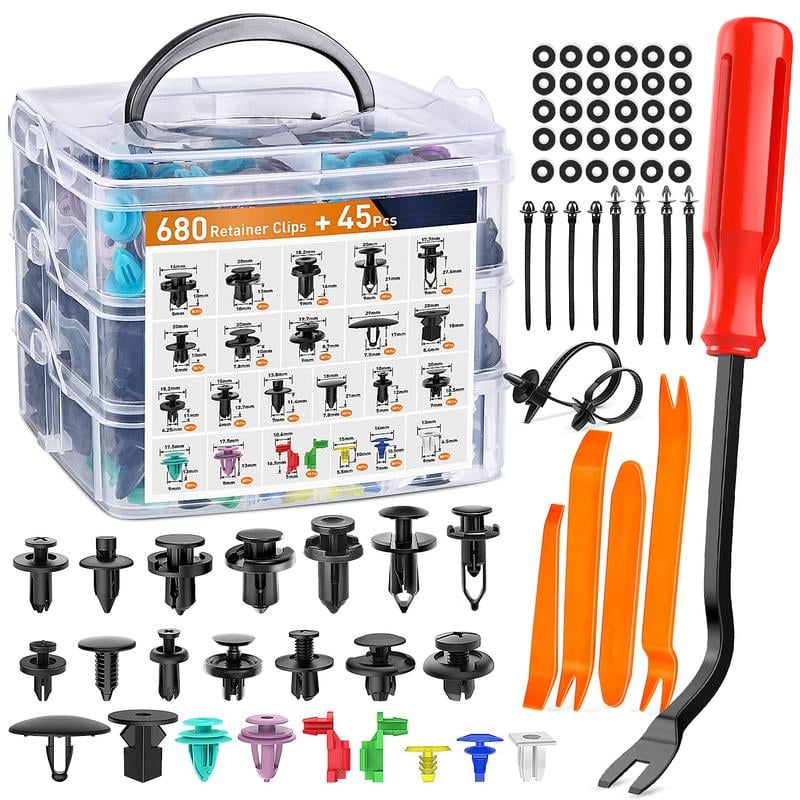 725 Push-On Retainer Clips and Snap Fasteners