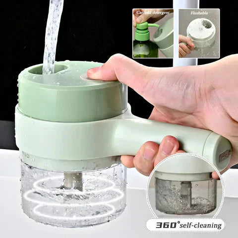 4-in-1 Portable Electric Vegetable Cutter Set
