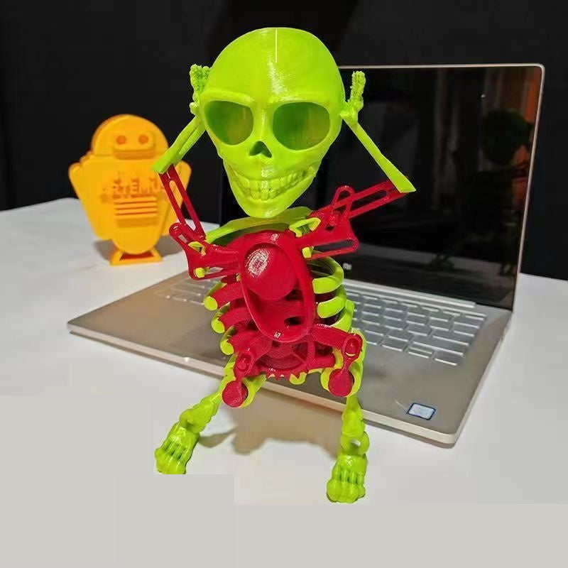 Halloween 3D Stereoscopic Dancing Skull