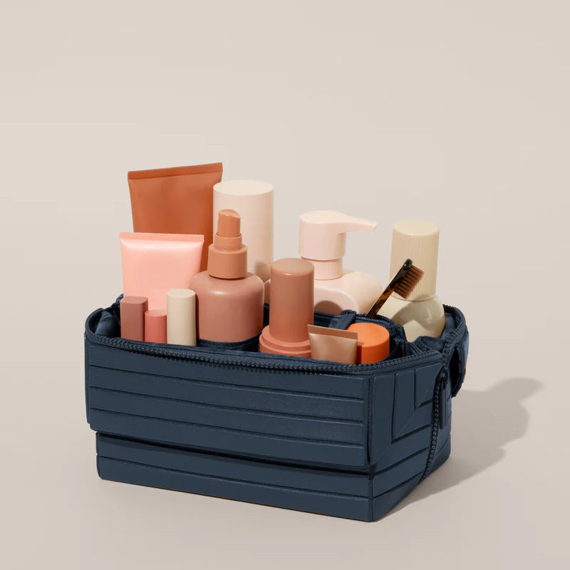 Fold-Down Traveler Makeup Organizer Accessories Bag