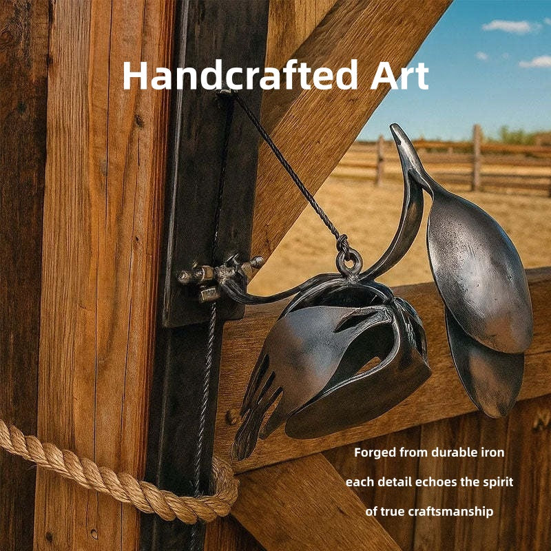 Handcrafted Woodpecker Doorbell