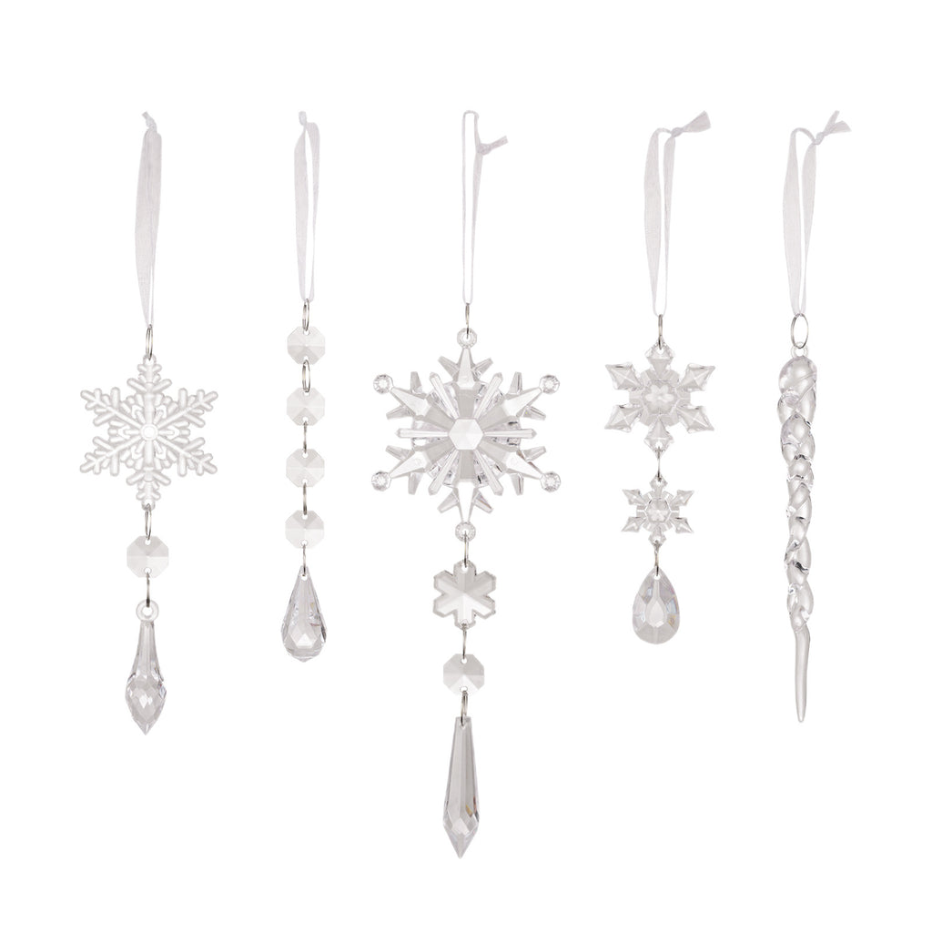 🎄Christmas snowflakes and icicle decoration ornaments❄️