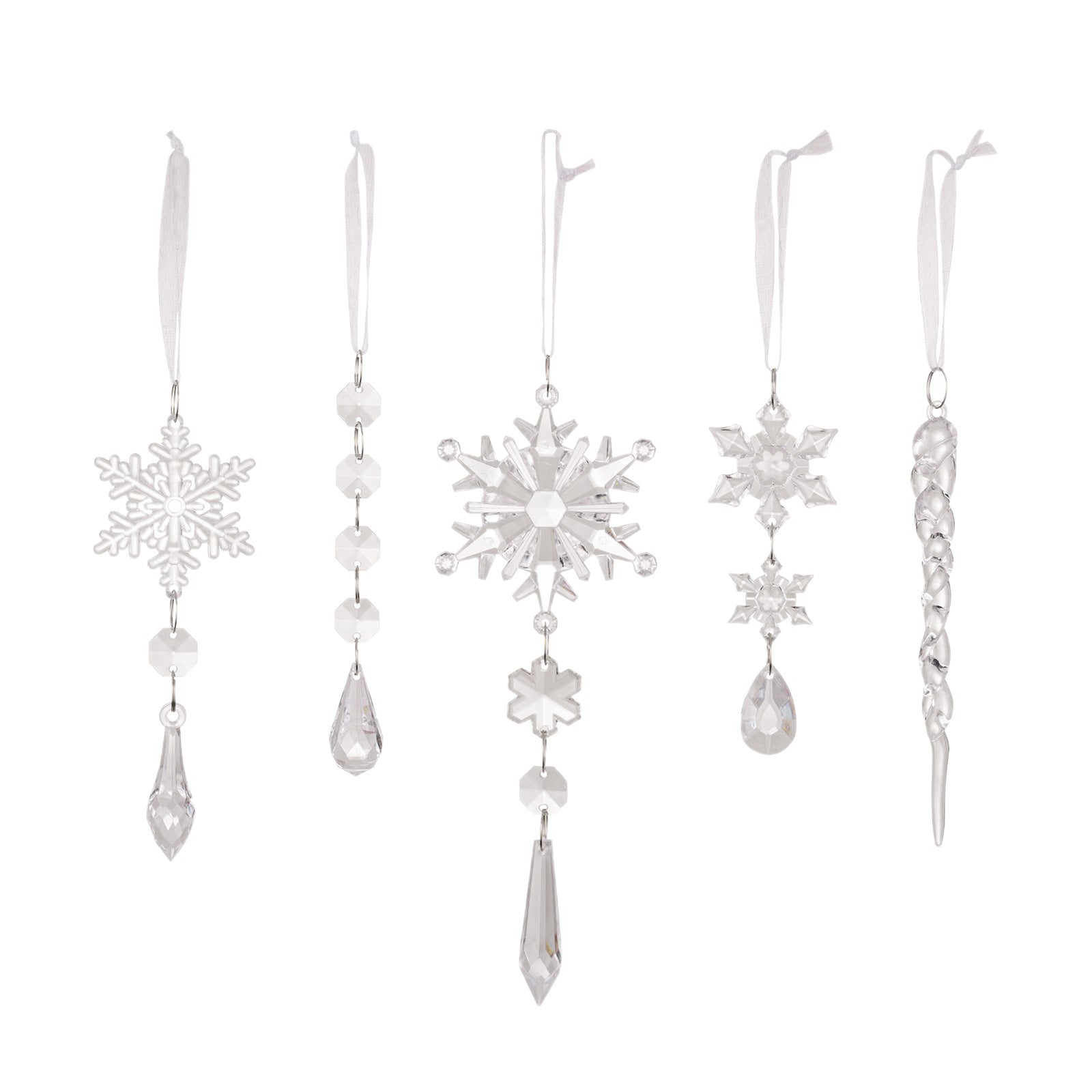 🎄Christmas snowflakes and icicle decoration ornaments❄️