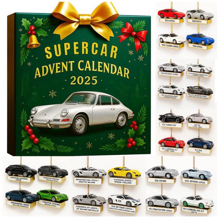 🎄2025 Car Model Christmas Countdown Calendar🚗
