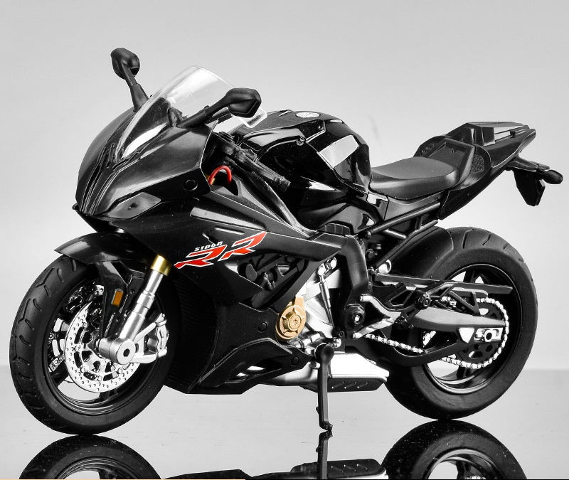 Kawasaki Ninja H2R Motorbike - 1:12 Scale - Incredibly Detailed Die-Cast Replica Collectible Motorcycle Model
