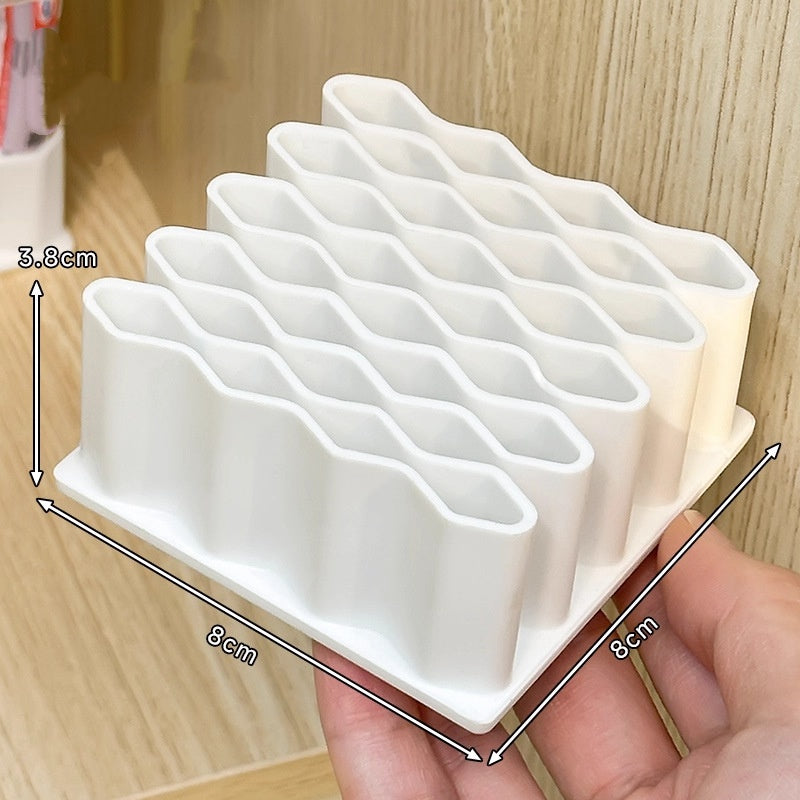 Multifunctional office supplies storage box, capable of holding ointments, makeup brushes and office items