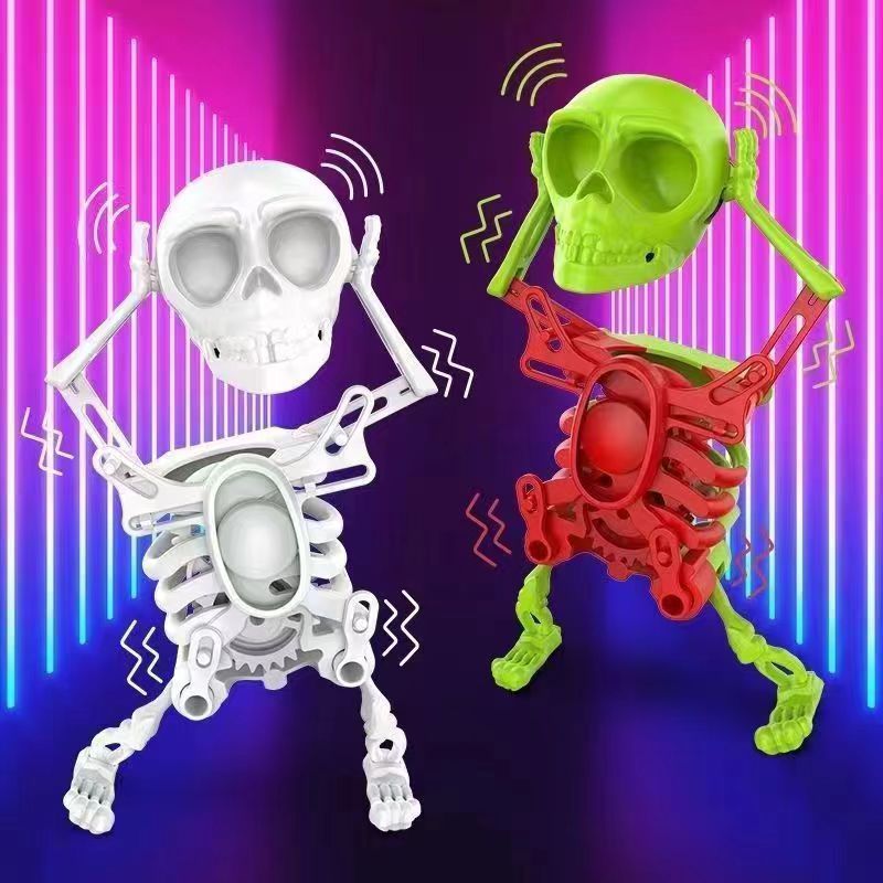 Halloween 3D Stereoscopic Dancing Skull