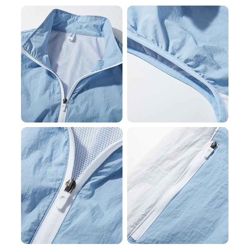 Air Cooling Vest. 2pc Fan 18V Electric Air Conditioned Vest for Hot Weather Outdoor