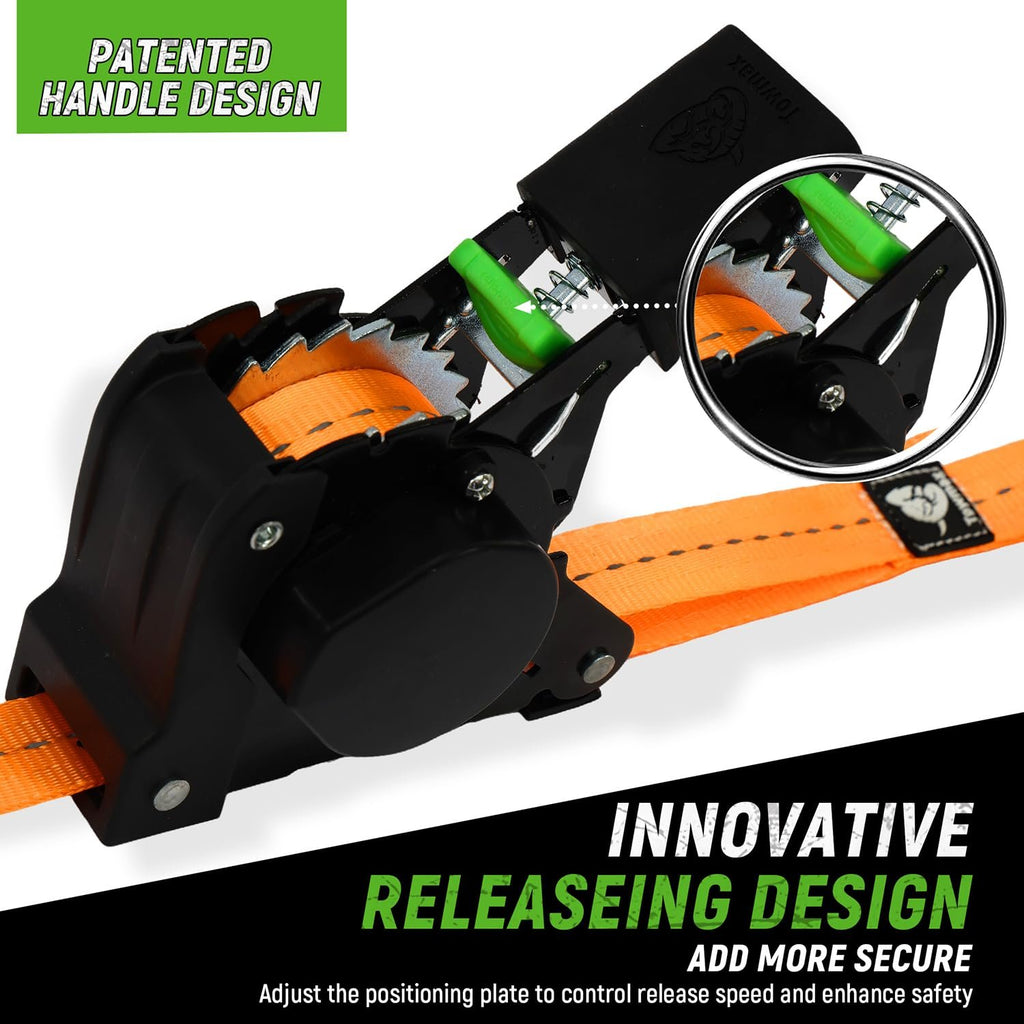 Heavy Duty Auto Self Retracting Tie Down Straps