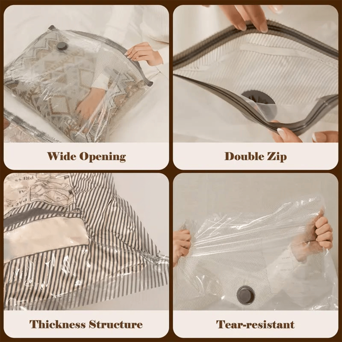 🔥 Cordless Travel Vacuum Bag Set