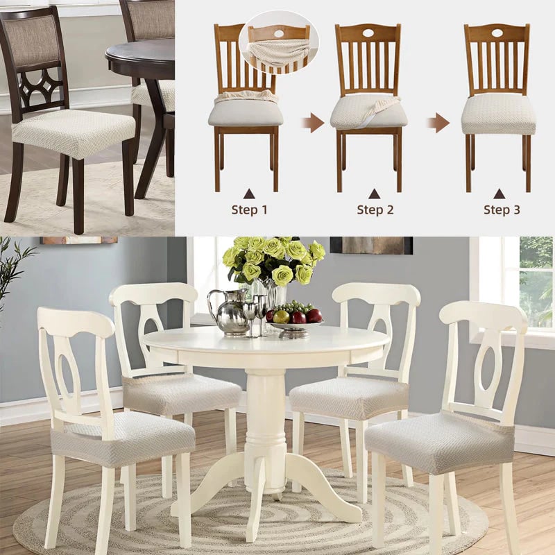 🎅🔥 Waterproof Jacquard Chair Covers – Durable, Stylish & Easy-Clean 🪑✨