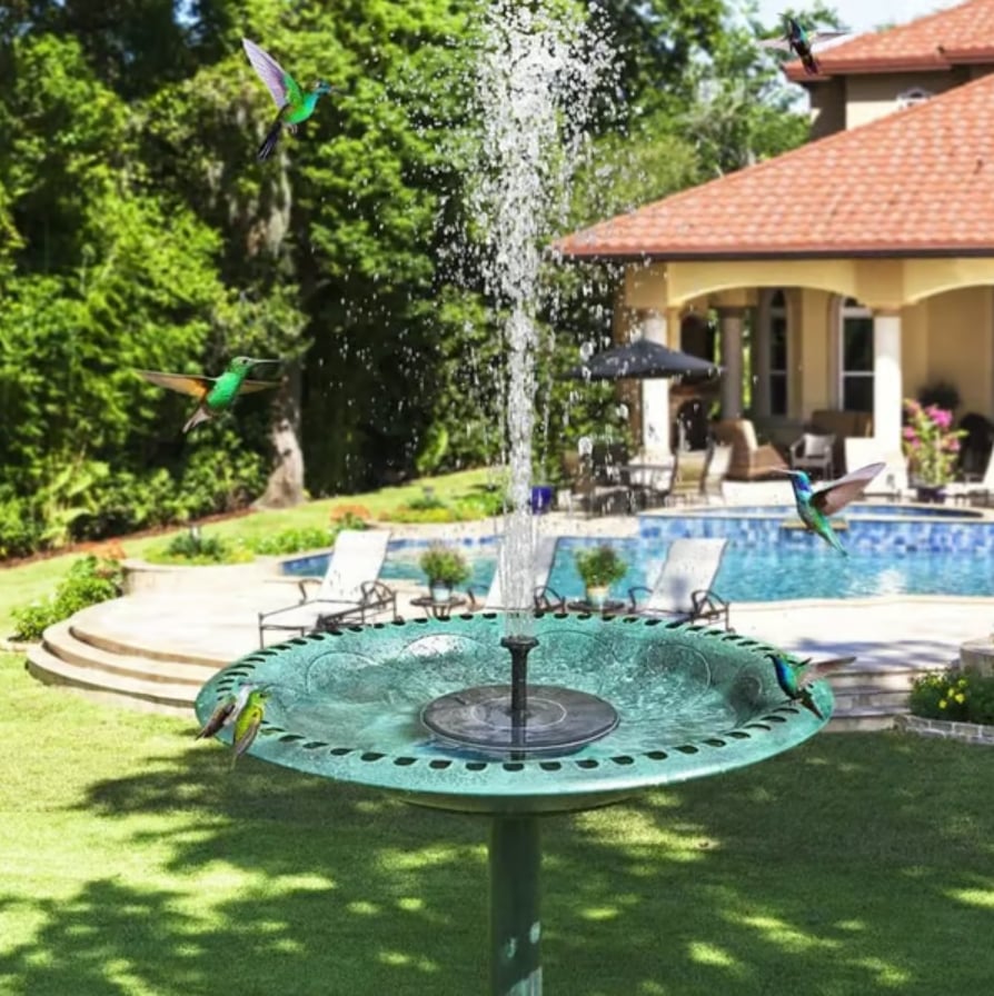 🚿2025 New Upgraded Solar Powered Fountain for Outdoor