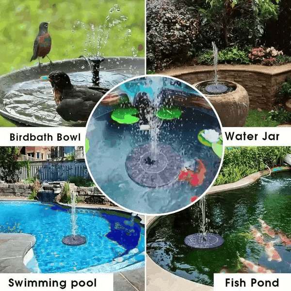 🚿2025 New Upgraded Solar Powered Fountain for Outdoor