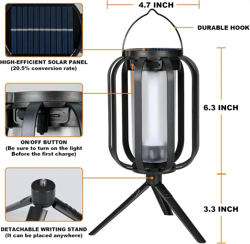 Solar Lantern Outdoor Lights