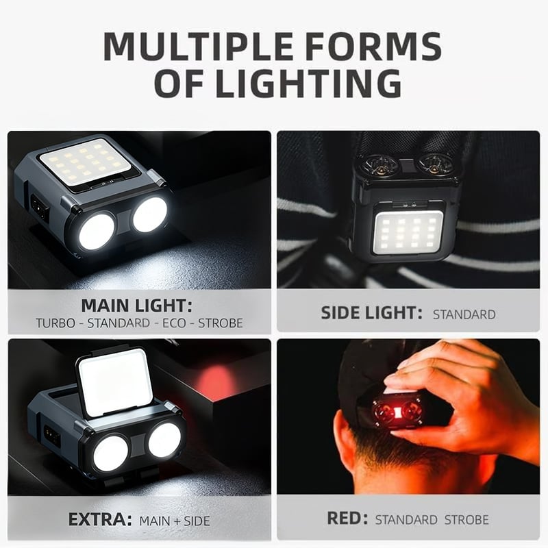 🔥Last Day 49% OFF - ✨ 3 in 1 Rechargeable LED Headlamp