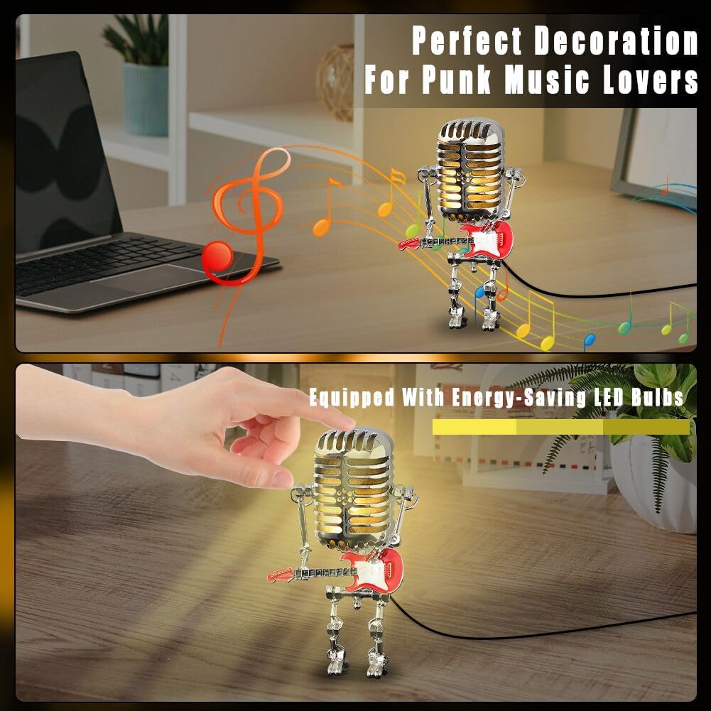 🎙️Microphone Lamp Ornament💡
