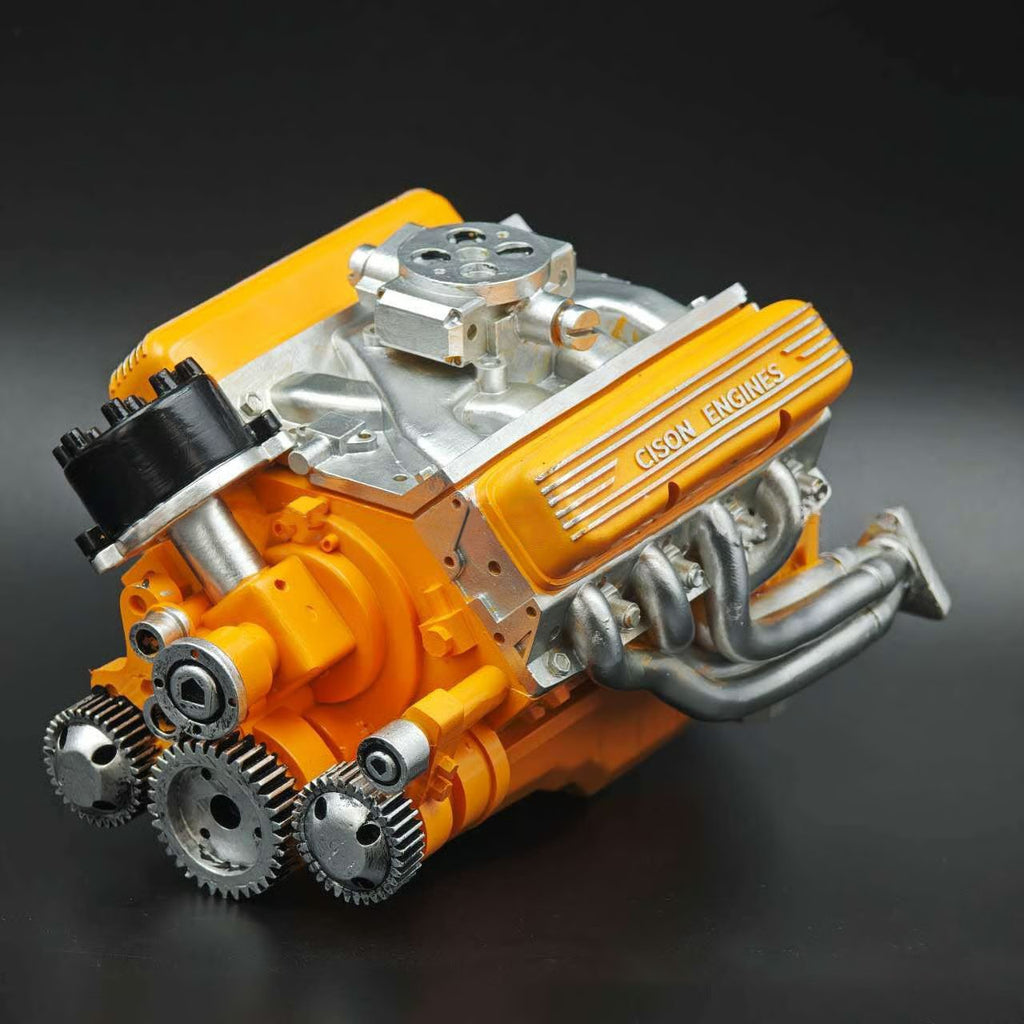 Gasoline OHV V8 Small-block Engine Model Kits