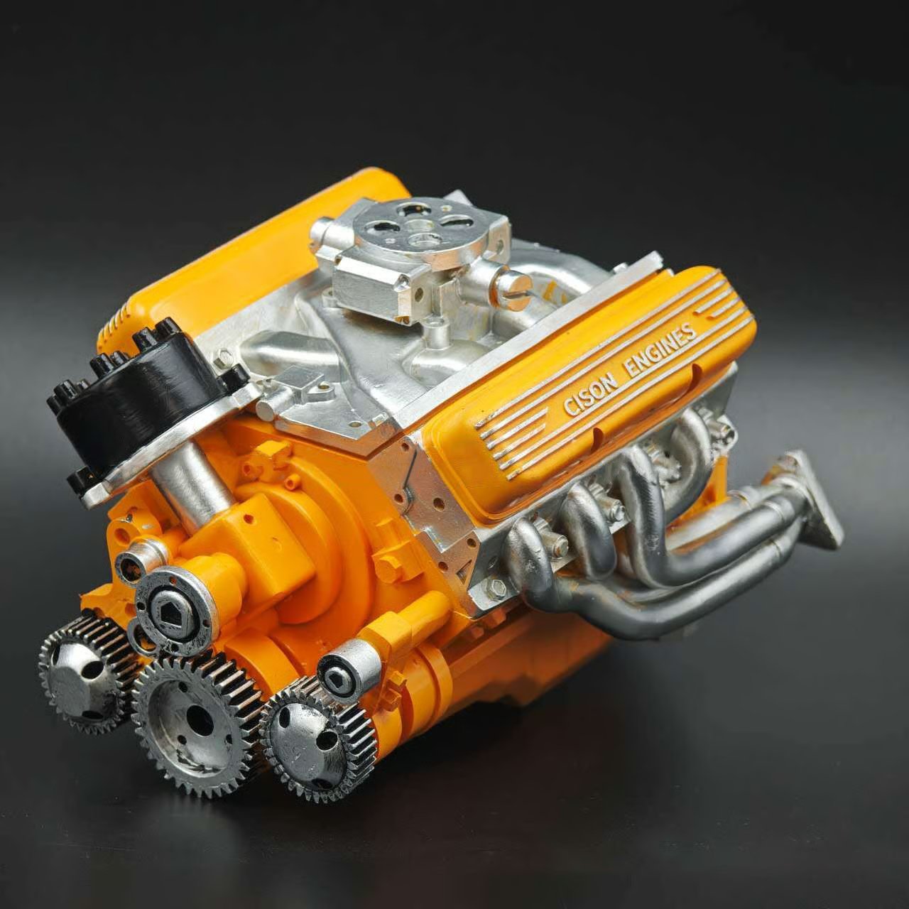Gasoline OHV V8 Small-block Engine Model Kits
