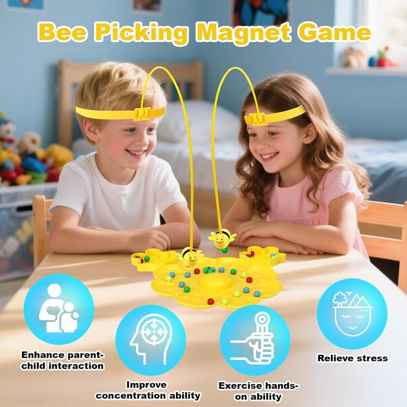 Colorful Multifunctional Magnetic Bee Toy String Game