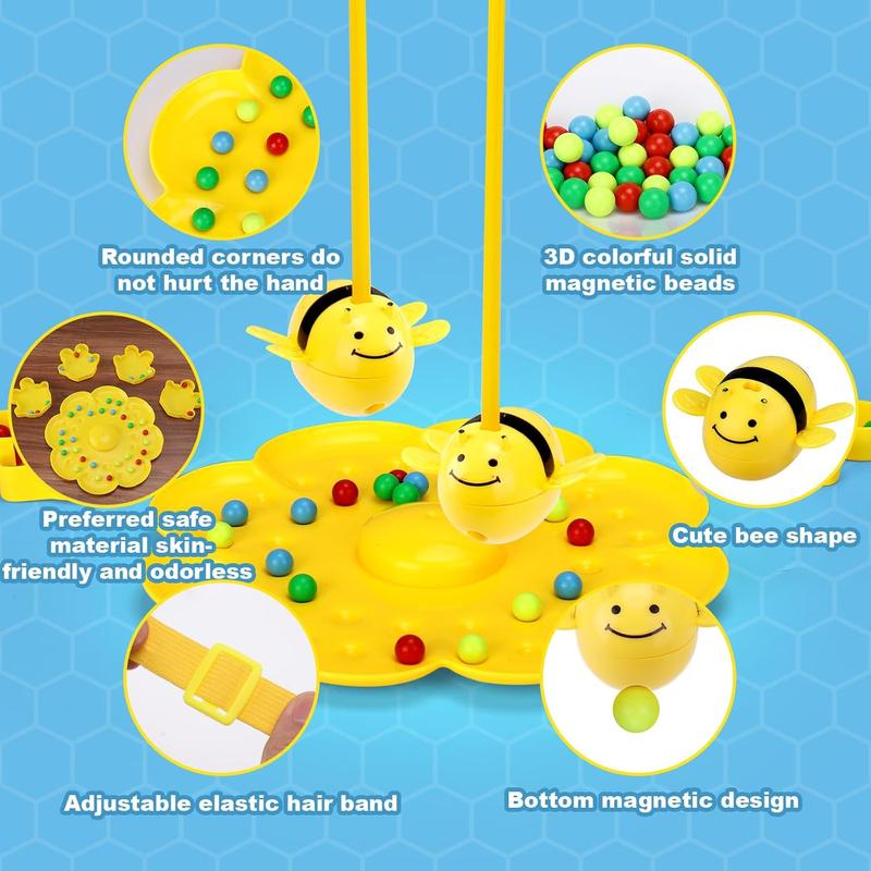 Colorful Multifunctional Magnetic Bee Toy String Game