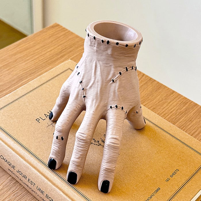 💥Second piece half price🎁Spooky Season Must-Have! Frankenstein Hand Pen Holder & Succulent Planter🖋️🌿