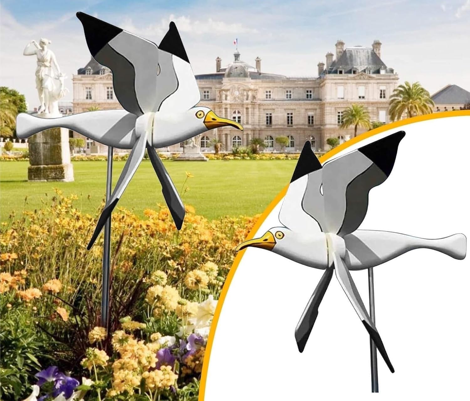Personalized Seagull Windmill