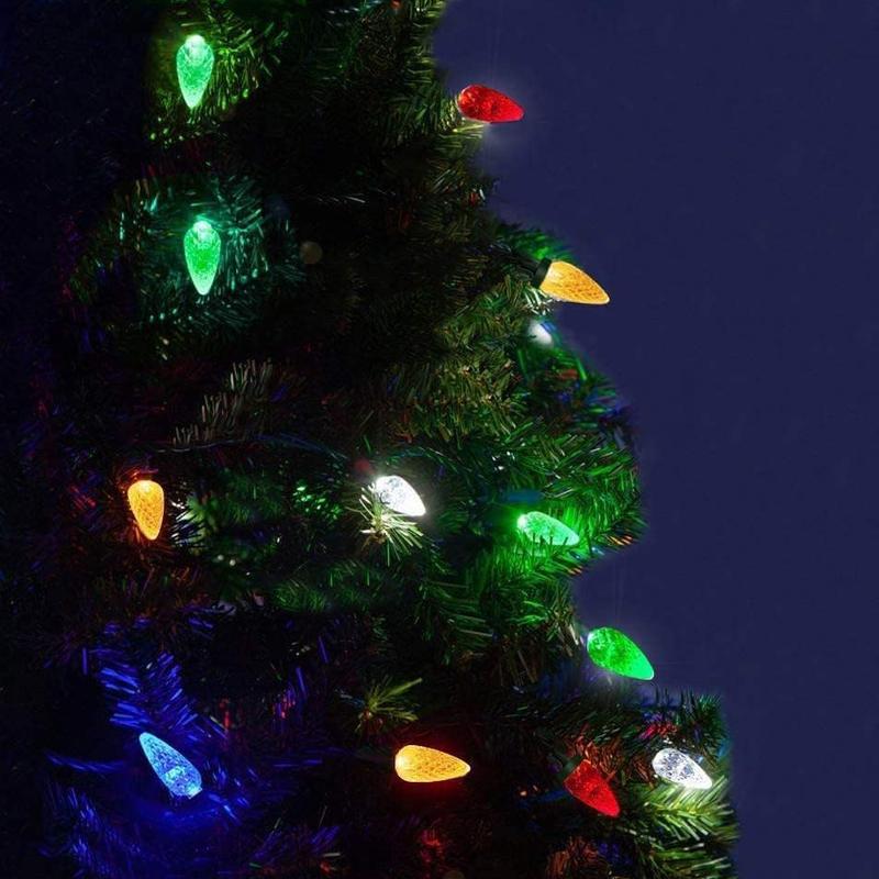 ✨Solar-powered Christmas tree with outdoor LED lights