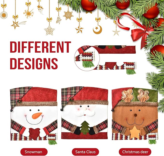 🎄Cute Christmas Chair Covers 🔥