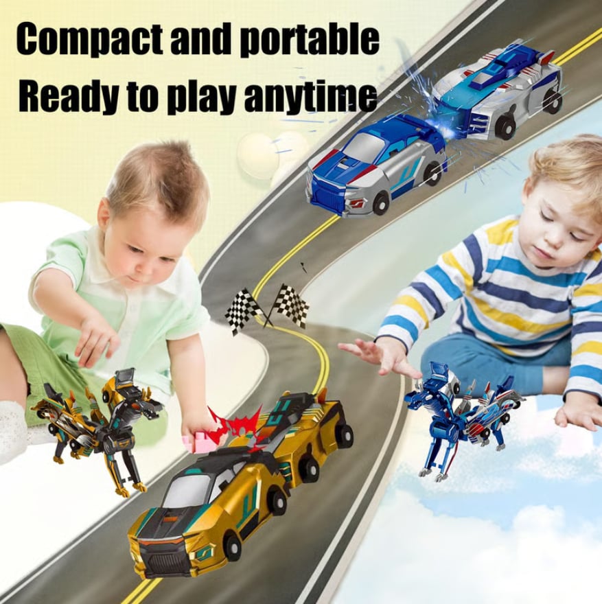 2025 New product💥Collision Transforming Dinosaur Car Toy
