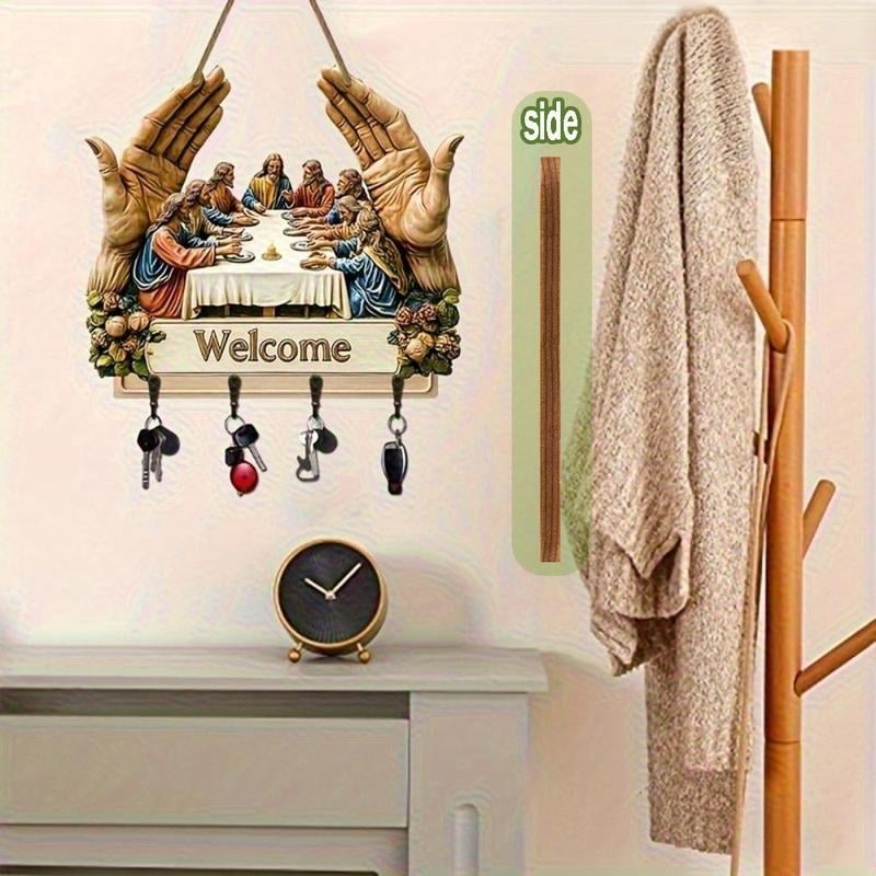 🙏LAST DAY 50% OFF - Jesus and Disciples Wall Art Keychain