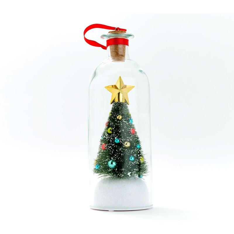 Mr. Christmas Recordable Message in a Bottle 🎄✨ Voice-Activated Holiday Keepsake