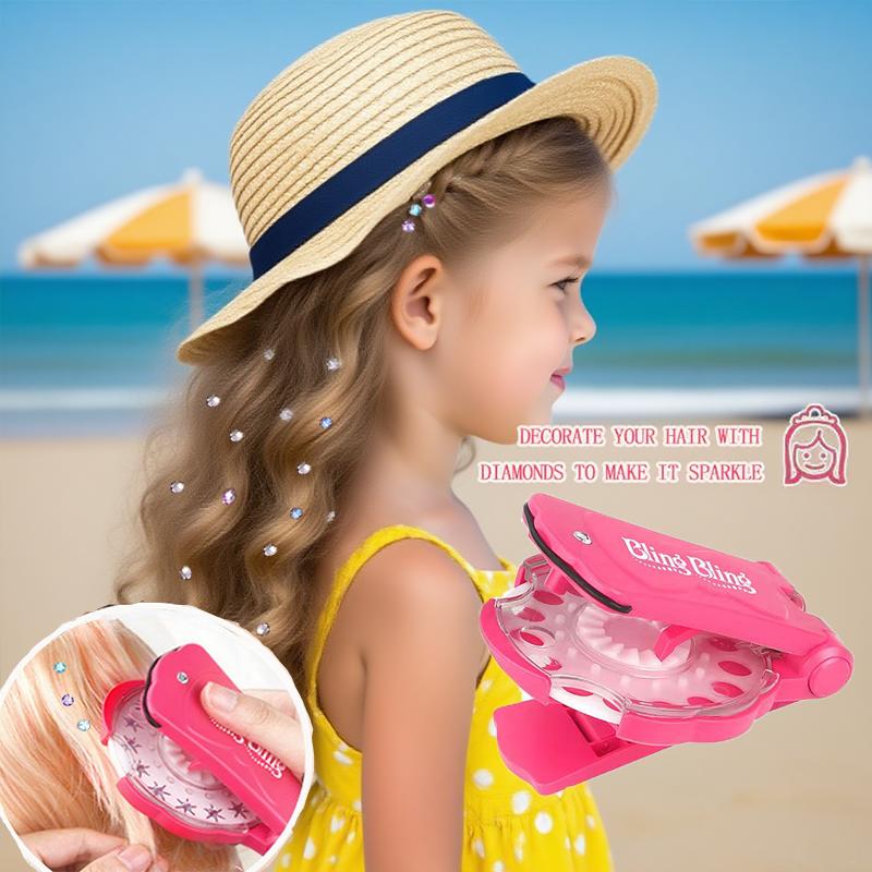 ⏰Glitter Diamond Styling Tools Hair Gemstone Styling Set✨