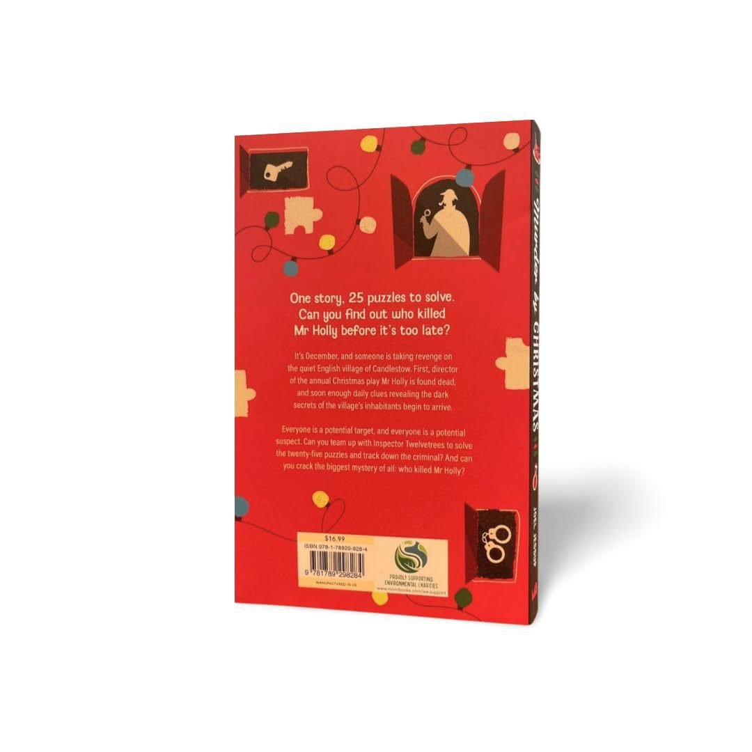 🎁Murder by Christmas: 25 Puzzles to Solve the Crime