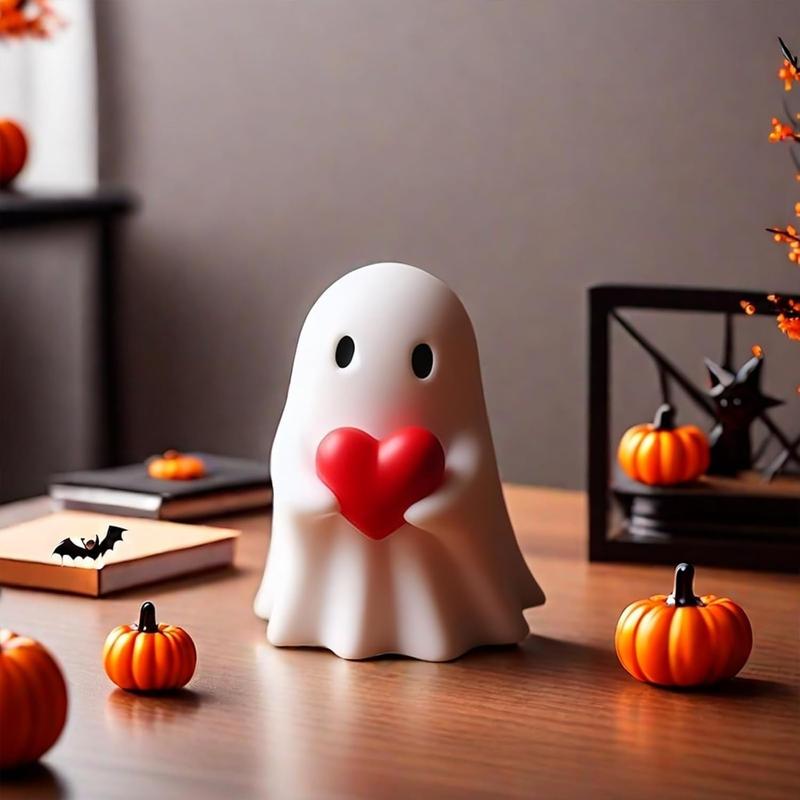 💥Halloween Chost Figurine - Spooky Resin Middle Finger Ghost Statue