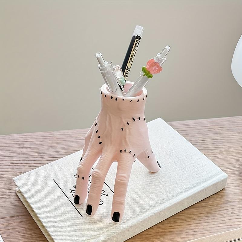 💥Second piece half price🎁Spooky Season Must-Have! Frankenstein Hand Pen Holder & Succulent Planter🖋️🌿