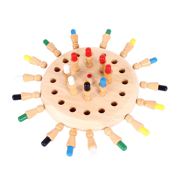 🔥HOT SALE-49% OFF🔥Color Memory Wooden Chess For Kids