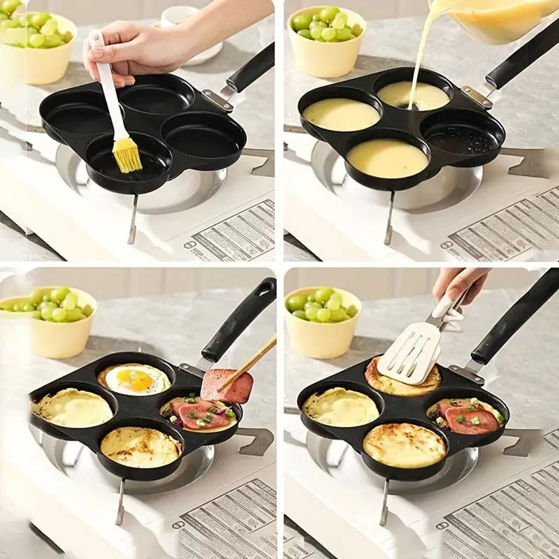 🔥 30K+ SOLD! 🍳 4-Cup Multi-Function Egg Frying Pan – Fast, Non-Stick & Heat-Resistant Handle for Perfect Breakfasts Every Day 🍳✨
