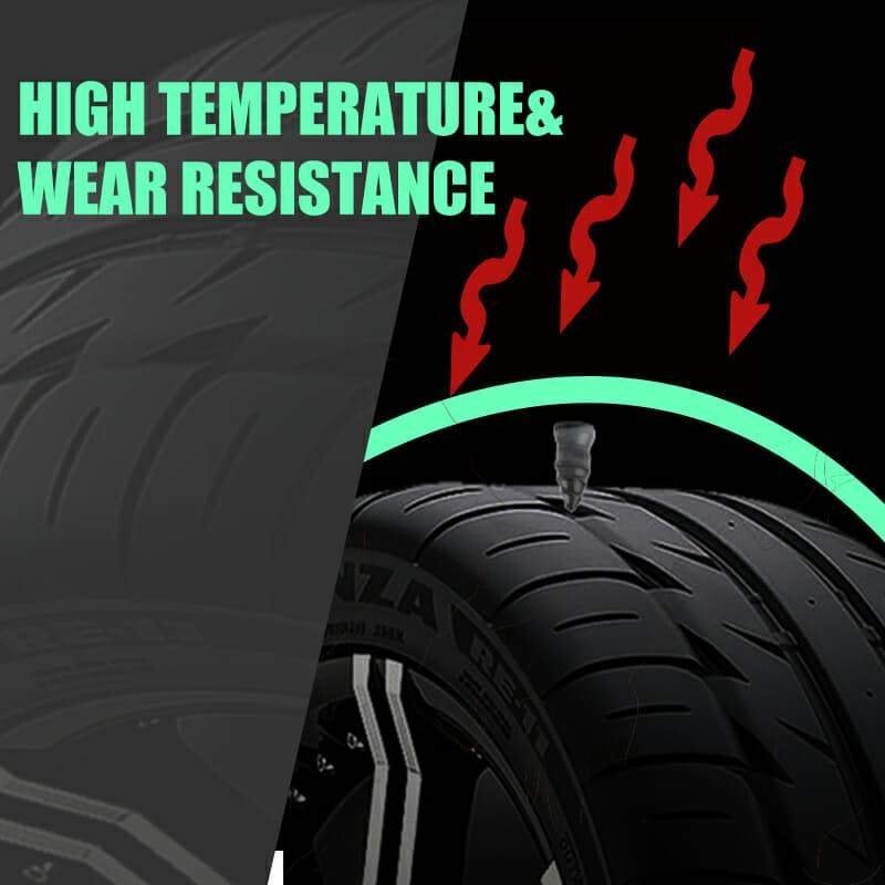 60PCS Tire Repair Rubber Nails Kit with 2 Sizes for Car/Motorcycle/Truck/Tractor