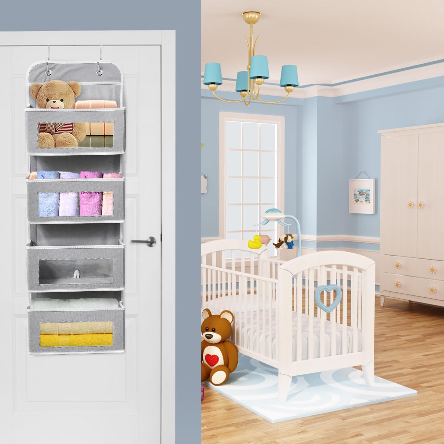 🏠Foldable Rear Door Storage Pocket