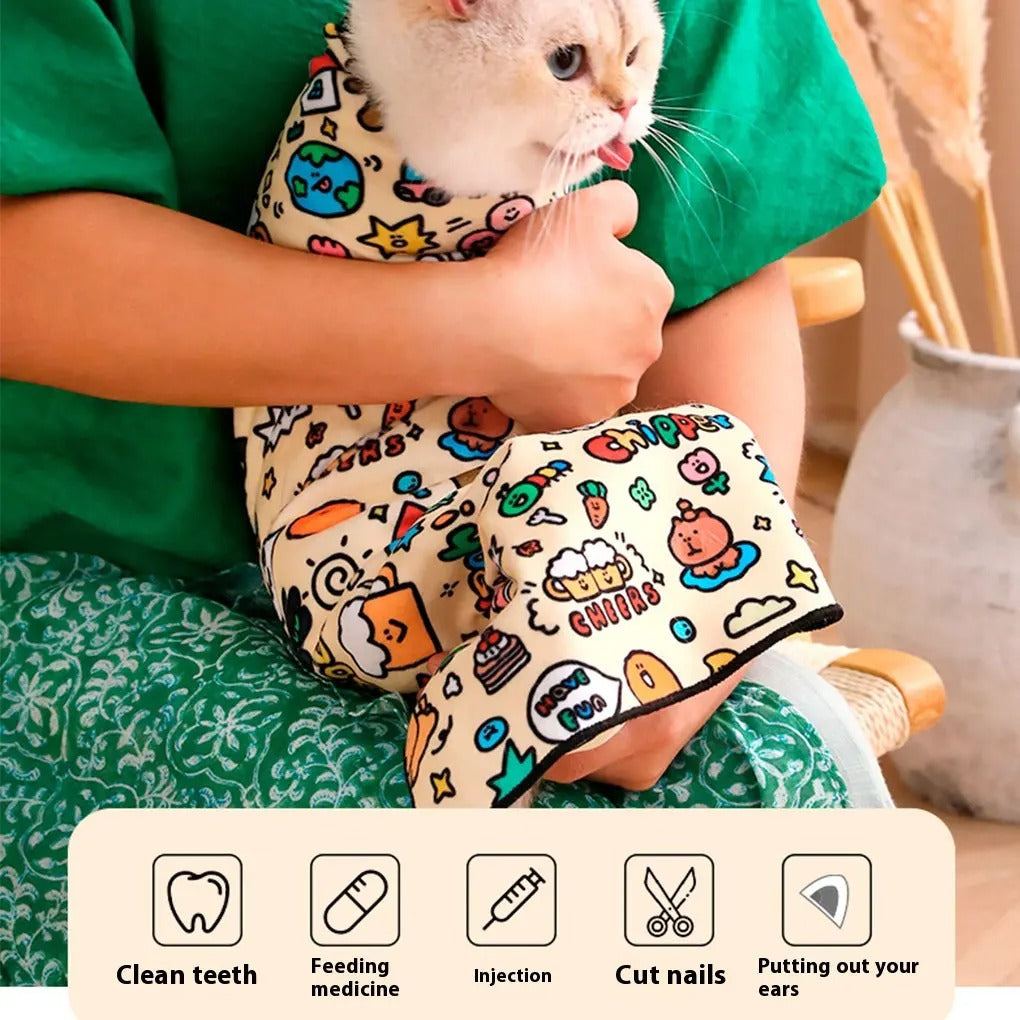 Cat grooming Wrap