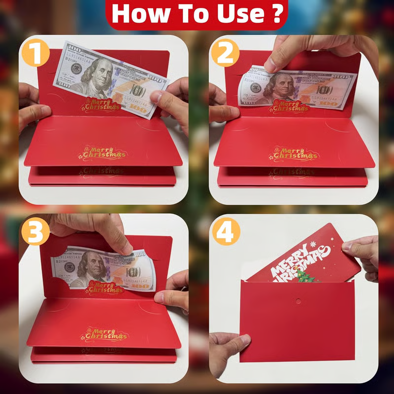 🎁🔥Early Christmas Sale 50% OFF✉️Christmas Cash Gift Envelope🎅🎄